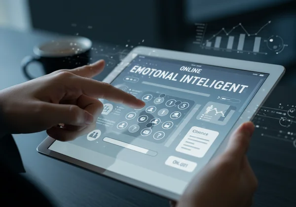 Screenshot of an online emotional intelligence assessment.