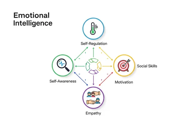 Diagram of the 5 EQ components interconnected