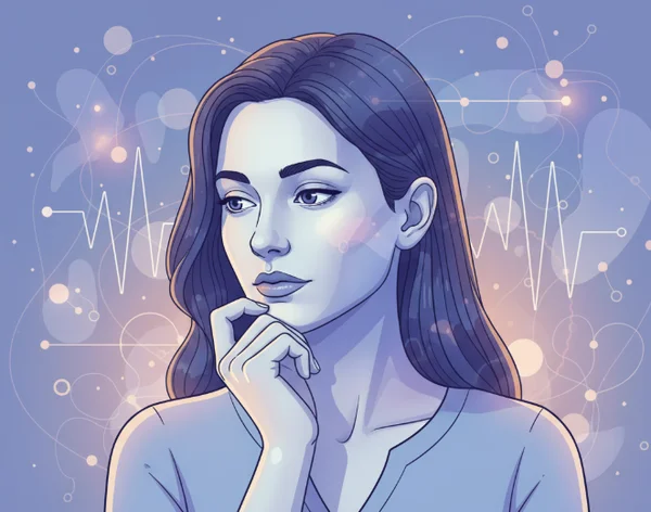 Woman reflecting, representing self-awareness